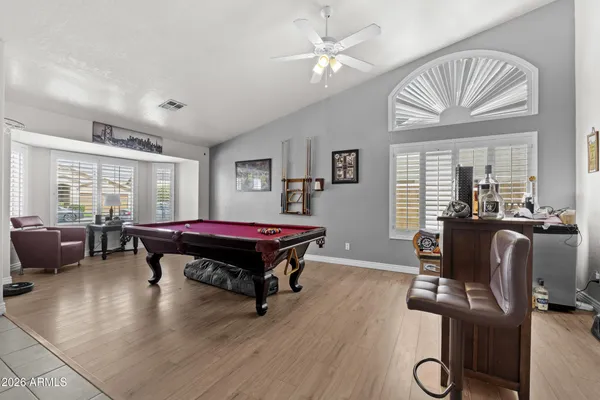 a front view of a house with a garage