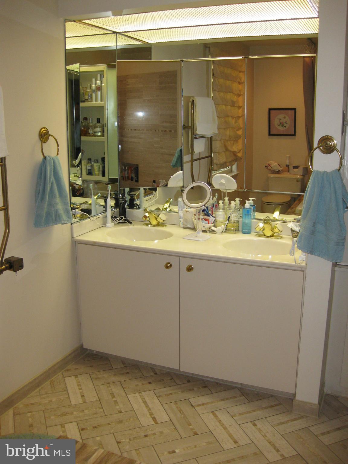 3311 Fallstaff Road Baltimore, MD 21215 - Photo 24 of 30 Marble floors and double vanity