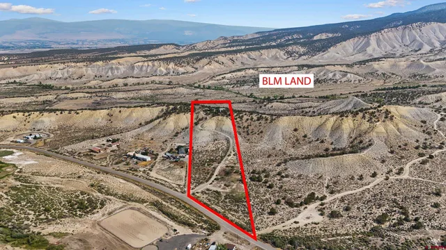 a view of city and a mountain