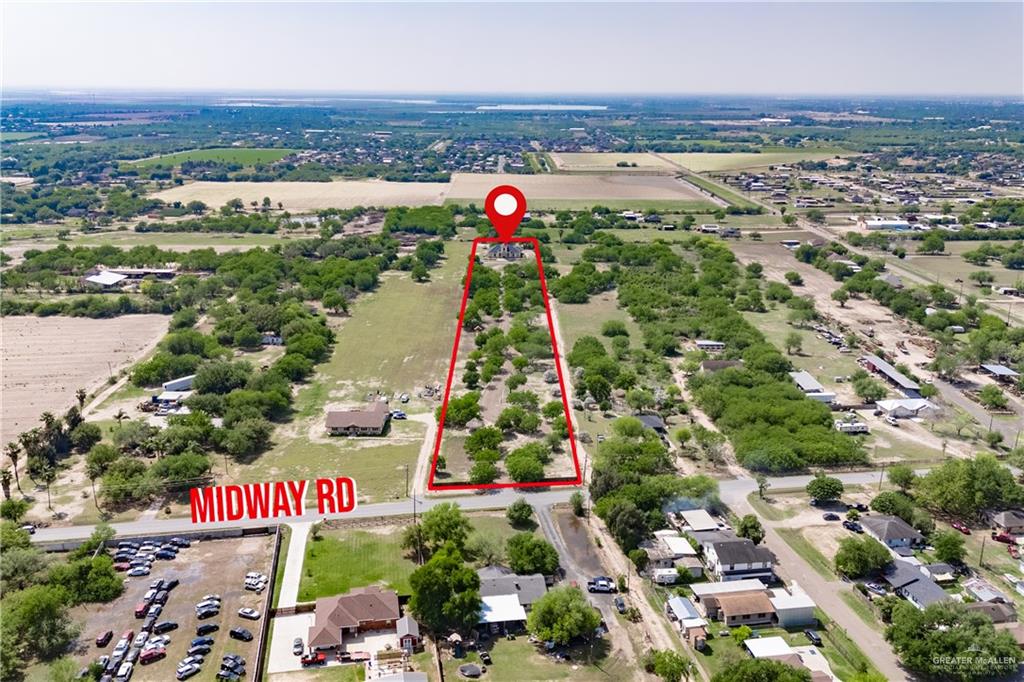 1627 South Midway Road Donna, TX 78537 - Photo 29 of 36 an aerial view of beach and residential houses