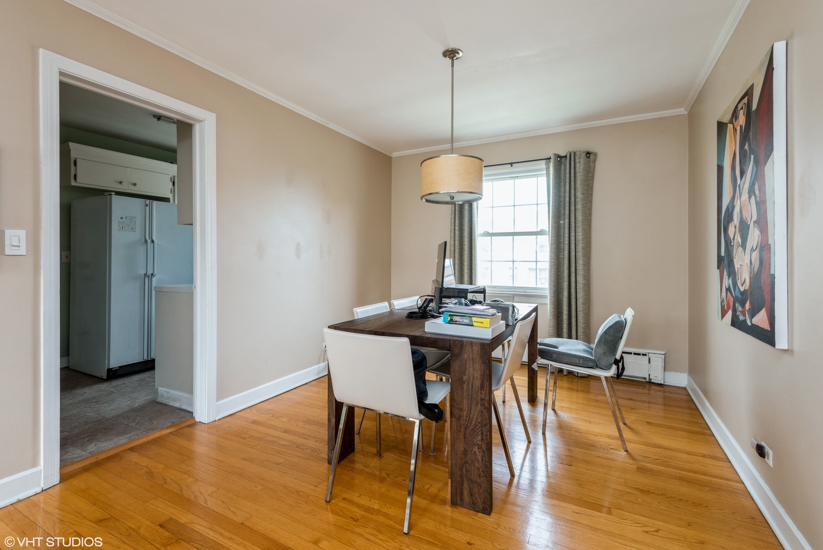 344 Ridge Avenue, Unit 3 Evanston, IL 60202 - Photo 5 of 13 a view of a dining room with furniture window and wooden floor