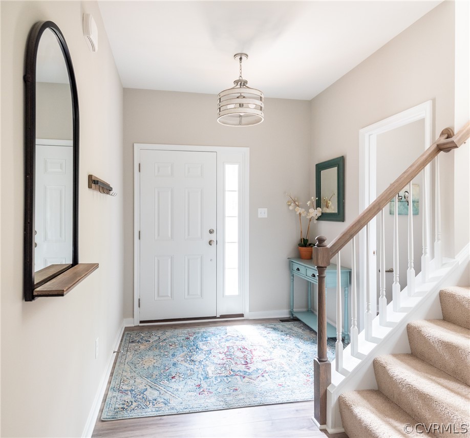 4936 Lancewood Road Chesterfield, VA 23832 - Photo 8 of 24 a view of an entryway with wooden floor
