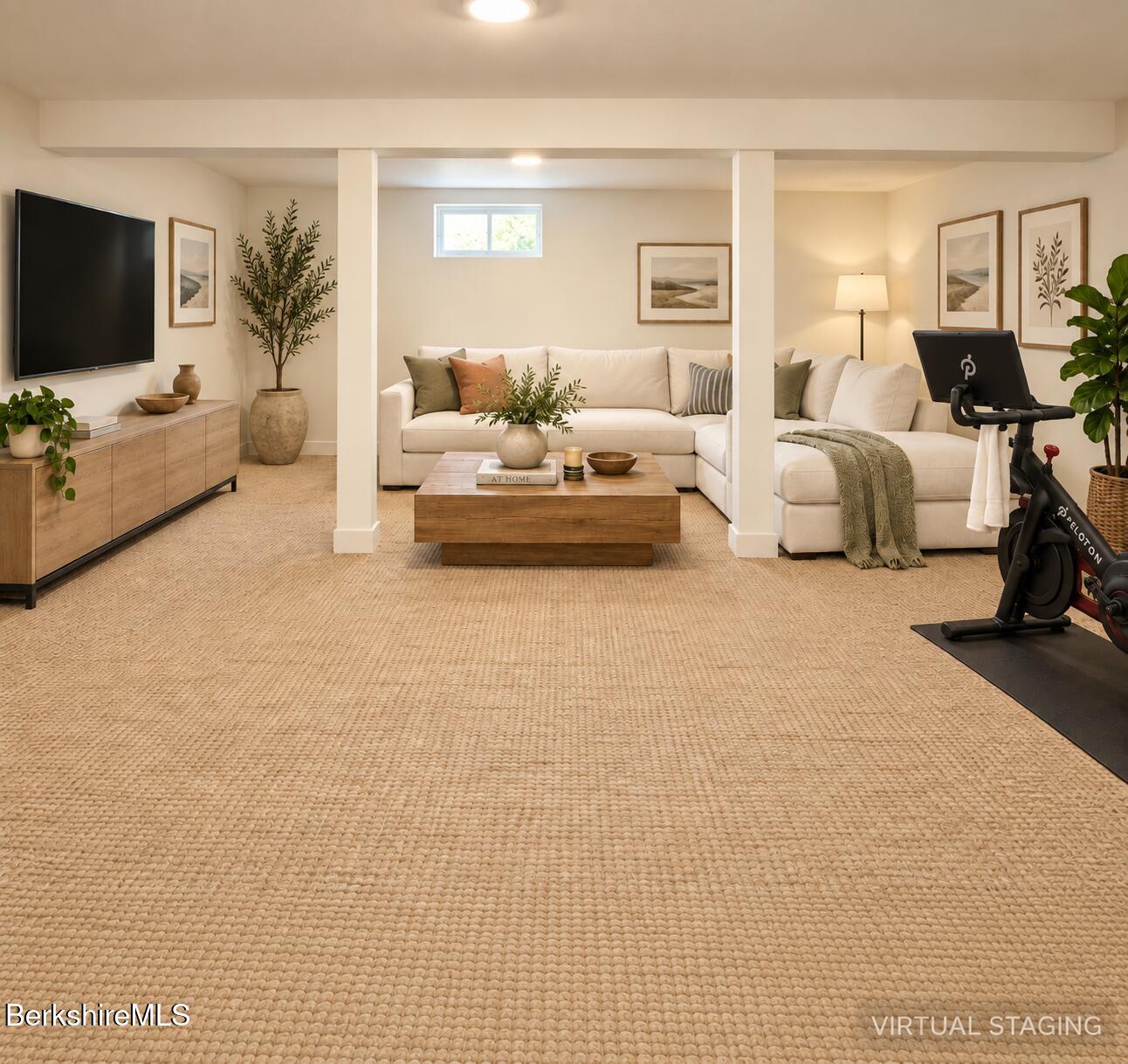 261 Osceola Road Richmond, MA 01254 - Photo 39 of 45 Finished Basement (Virtually Staged)