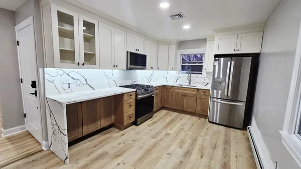 a living room with a couch