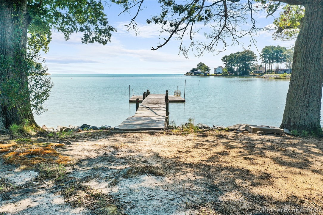 150 Douglas Street Reedville, VA 22539 - Photo 13 of 24 View and Pier adjoining lot/acreage