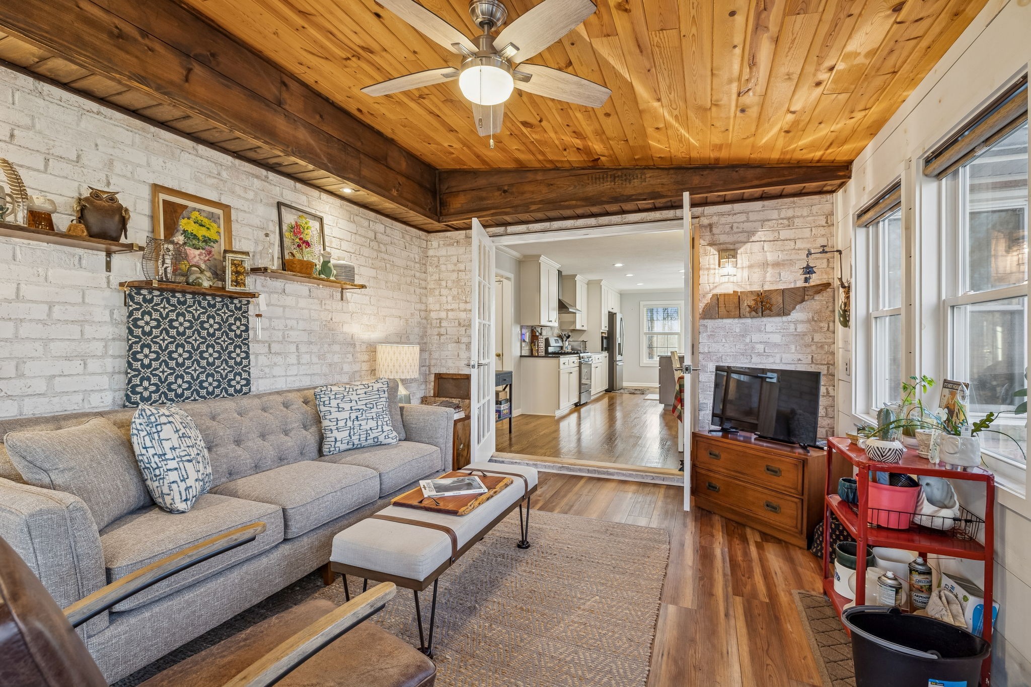 1060 Satterwhite Road Ashland City, TN 37015 - Photo 17 of 38 a living room with furniture and a fireplace