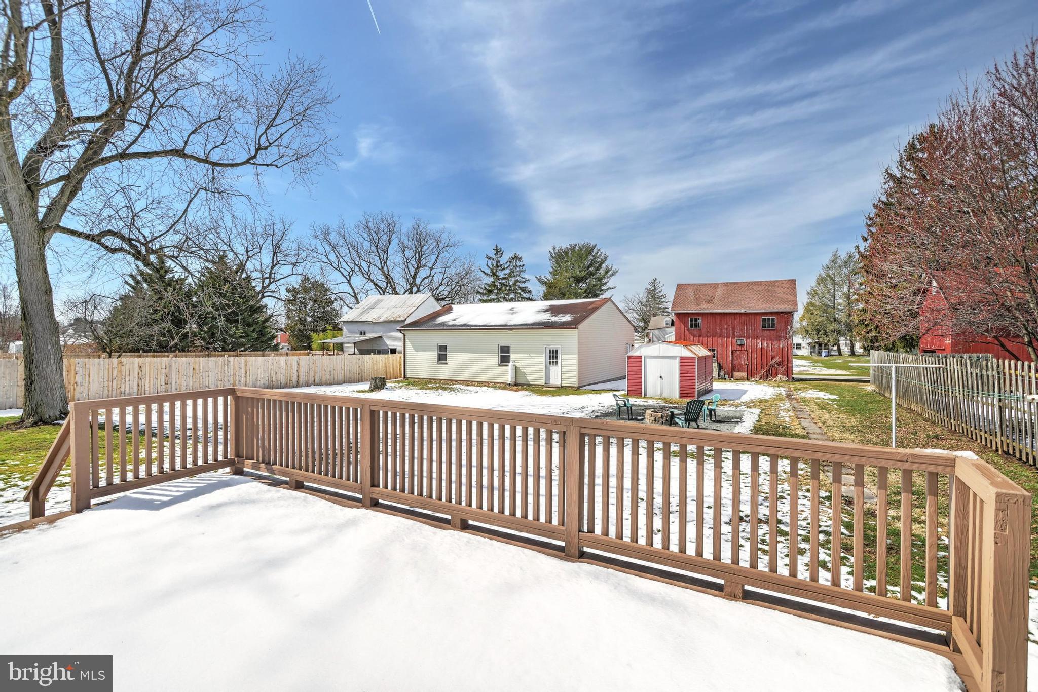 119 High Street Manchester, PA 17345 - Photo 6 of 34 Deck Overlooking Level Double-Wide Lot