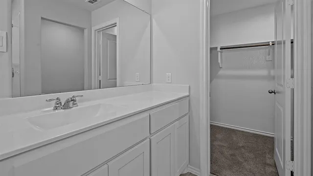 a view of an empty room