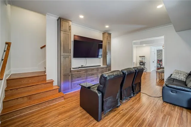 a view of entryway with stairs