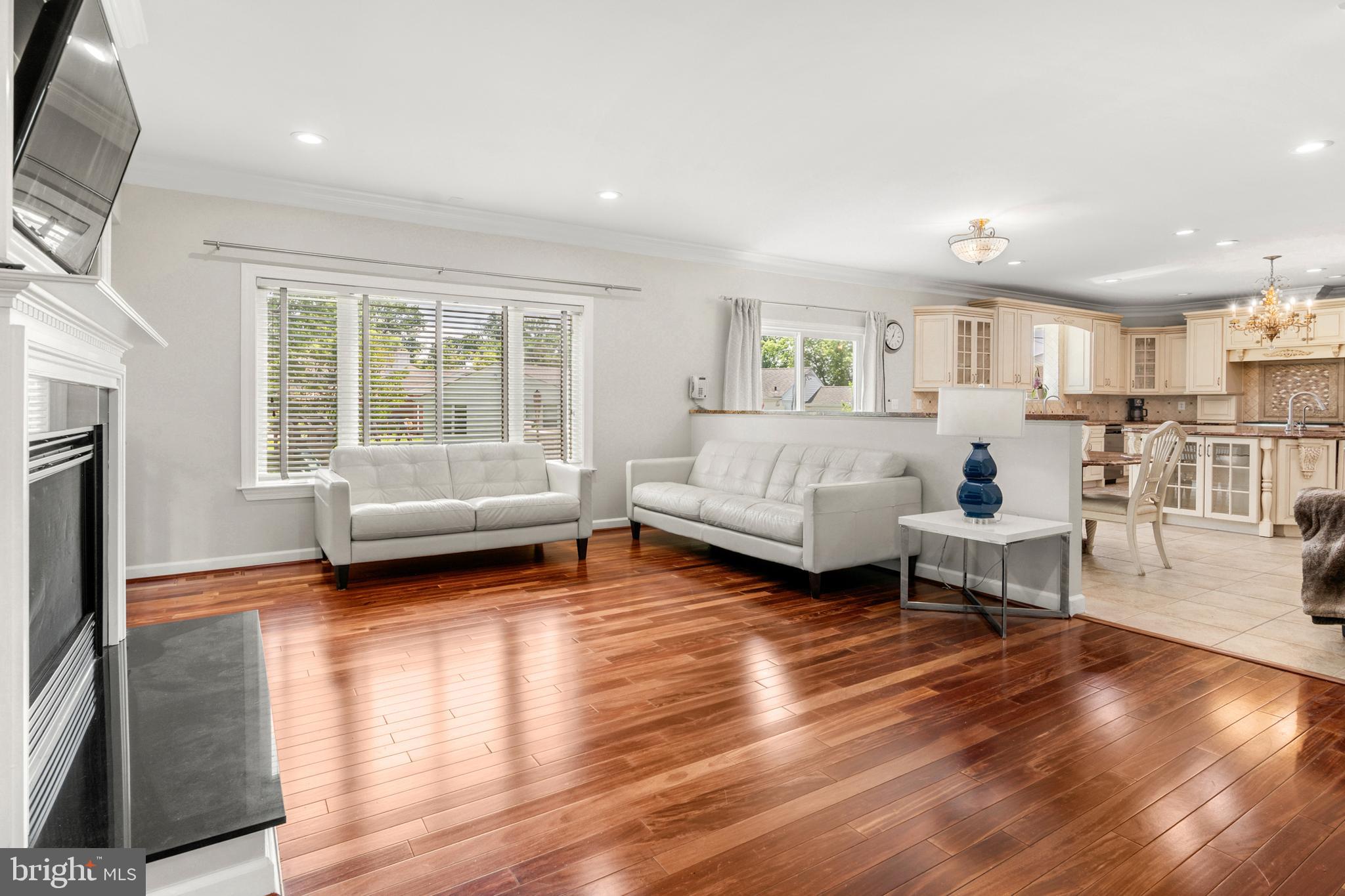3213 Hatton Road Baltimore, MD 21208 - Photo 23 of 69 a living room with furniture and a fireplace