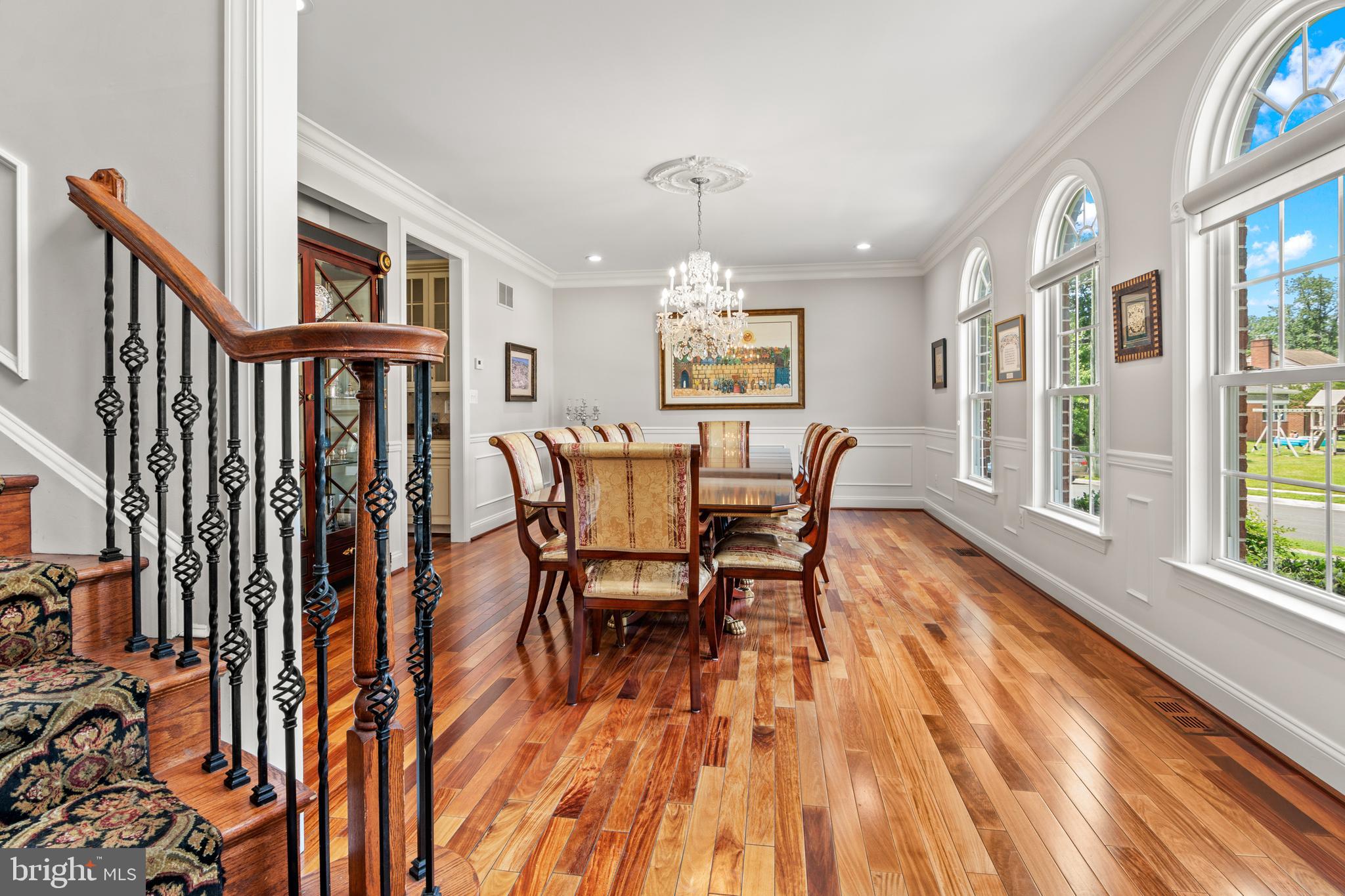 3213 Hatton Road Baltimore, MD 21208 - Photo 6 of 69 a view of a dining room with furniture window and wooden floor