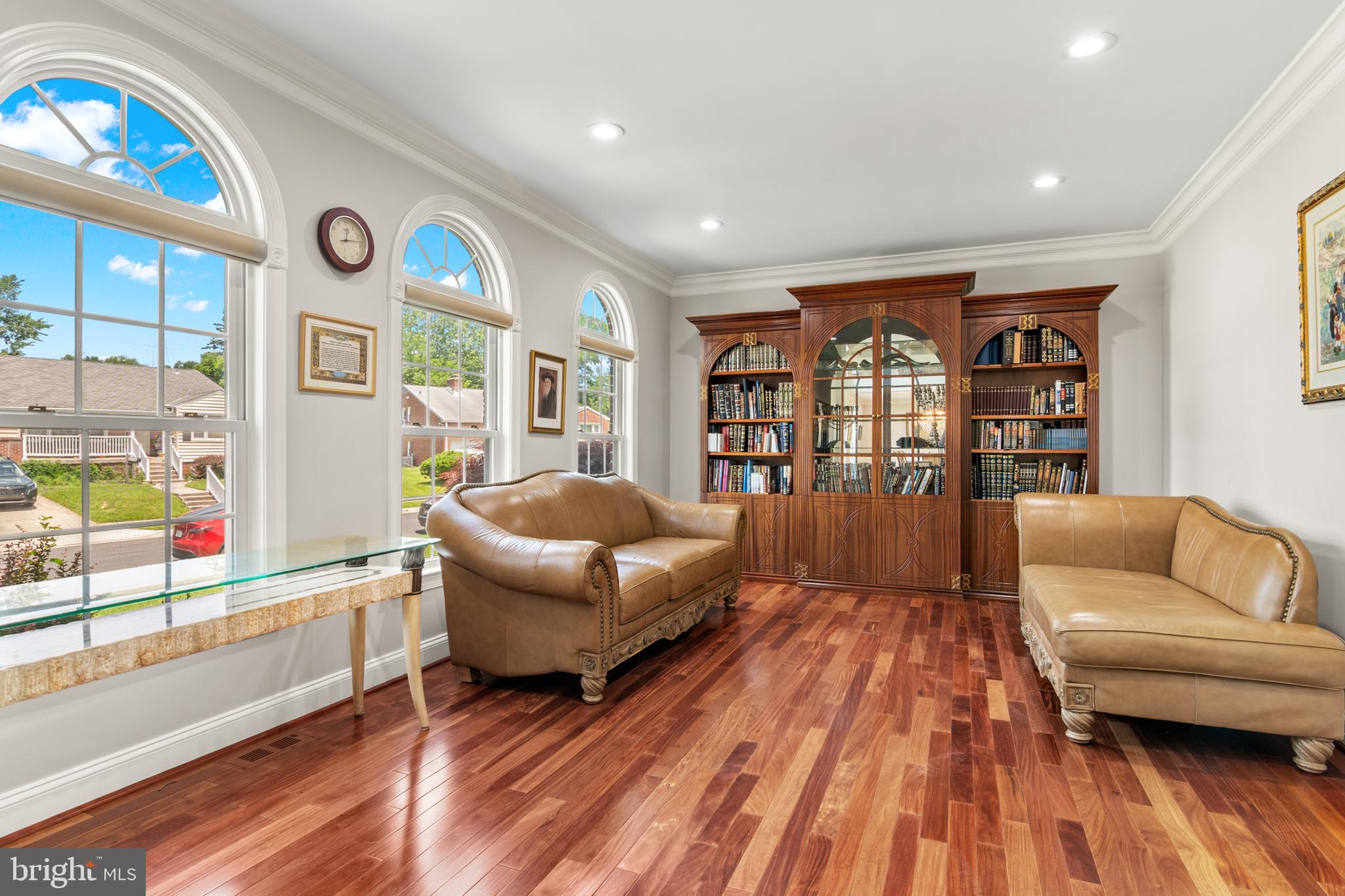 3213 Hatton Road Baltimore, MD 21208 - Photo 9 of 69 a living room with furniture and a floor to ceiling window