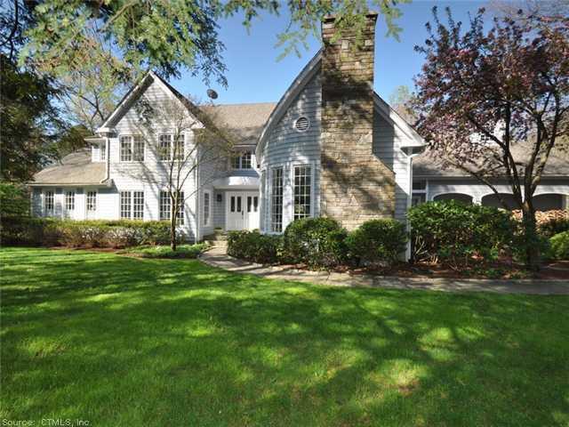 14 Matson Ridge Old Lyme, CT 06371 - Photo 1 of 1 a view of a big yard in front of a brick house with a large tree