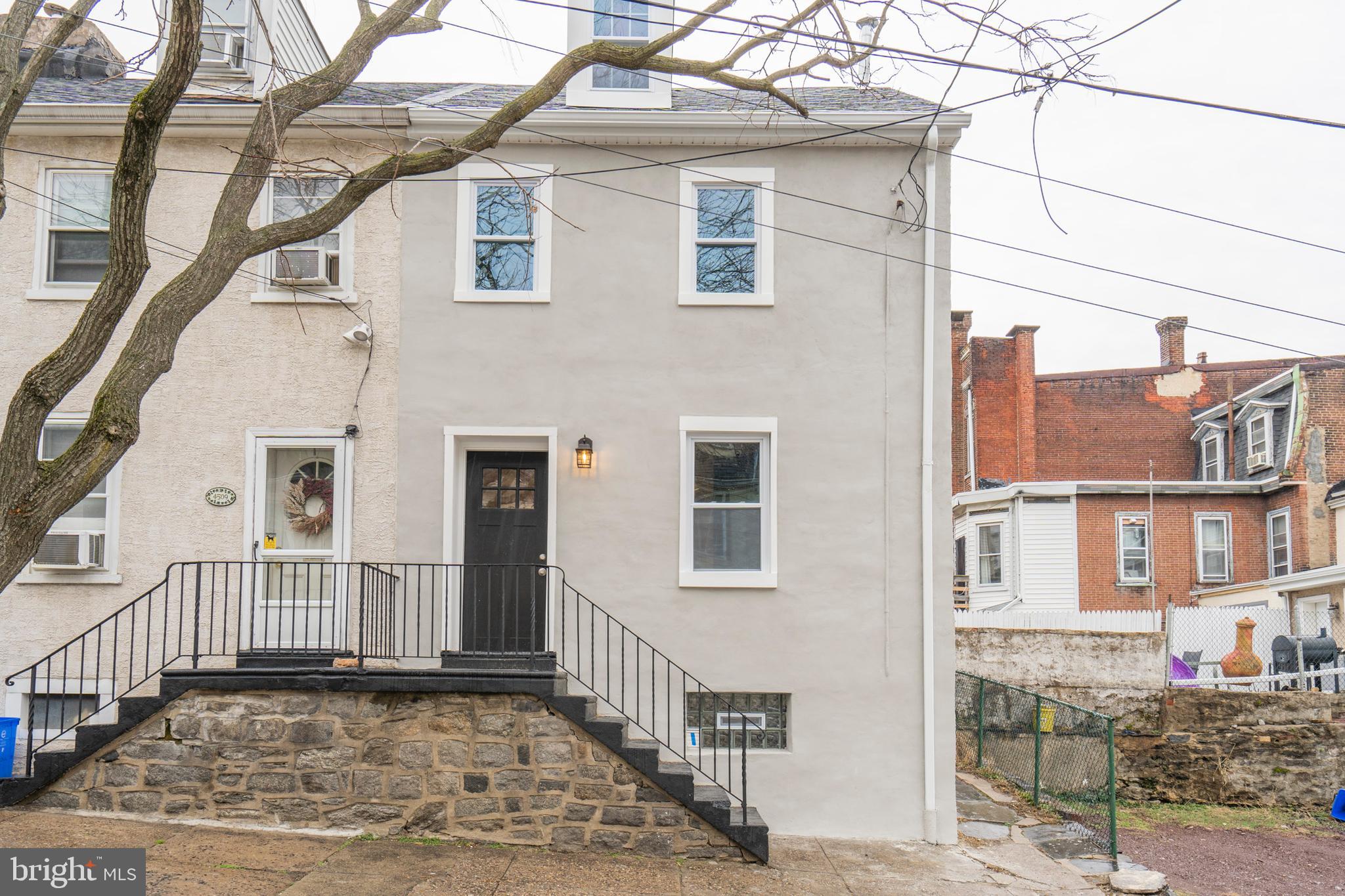 4507 Ritchie Street Philadelphia, PA 19127 - Photo 1 of 26 Front Exterior w/ New Stucco, Paint and Azec Trim