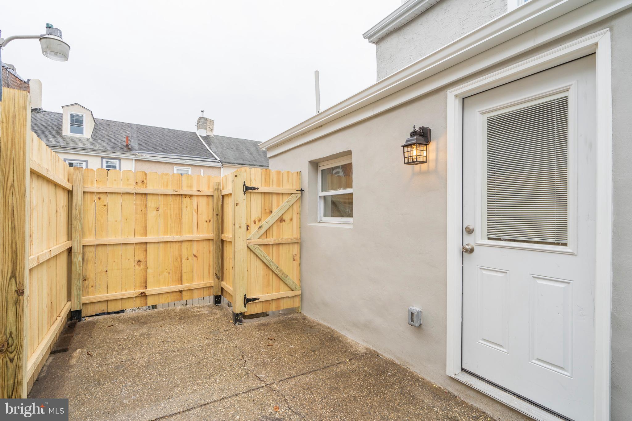 4507 Ritchie Street Philadelphia, PA 19127 - Photo 13 of 26 Newly Fenced in Patio