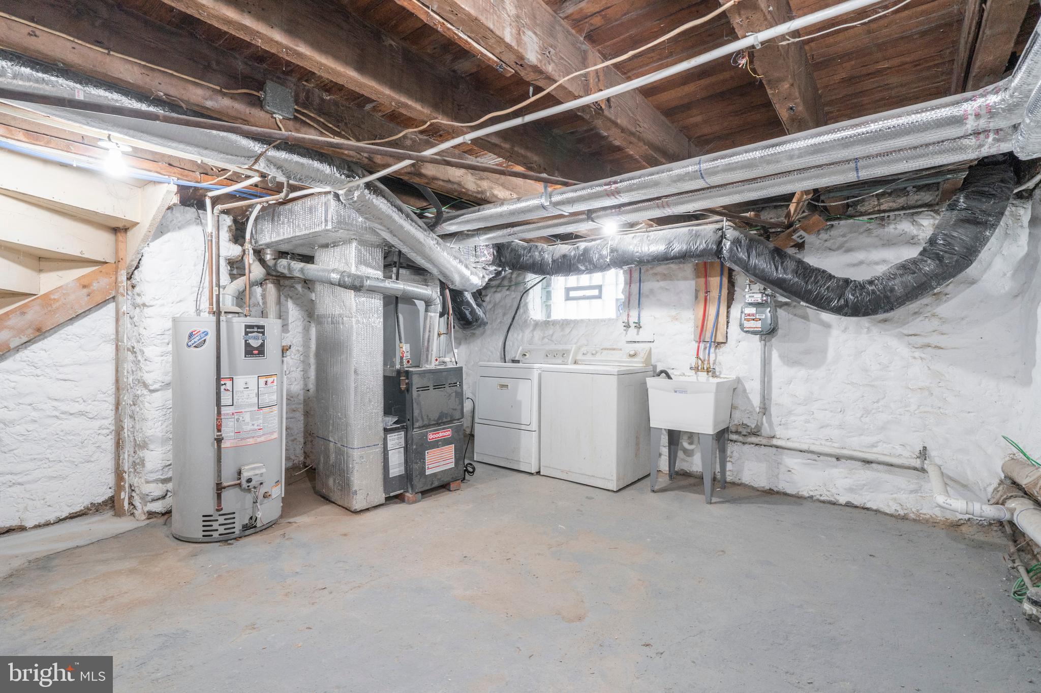4507 Ritchie Street Philadelphia, PA 19127 - Photo 26 of 26 Basement with all new electric, hvac, w/d