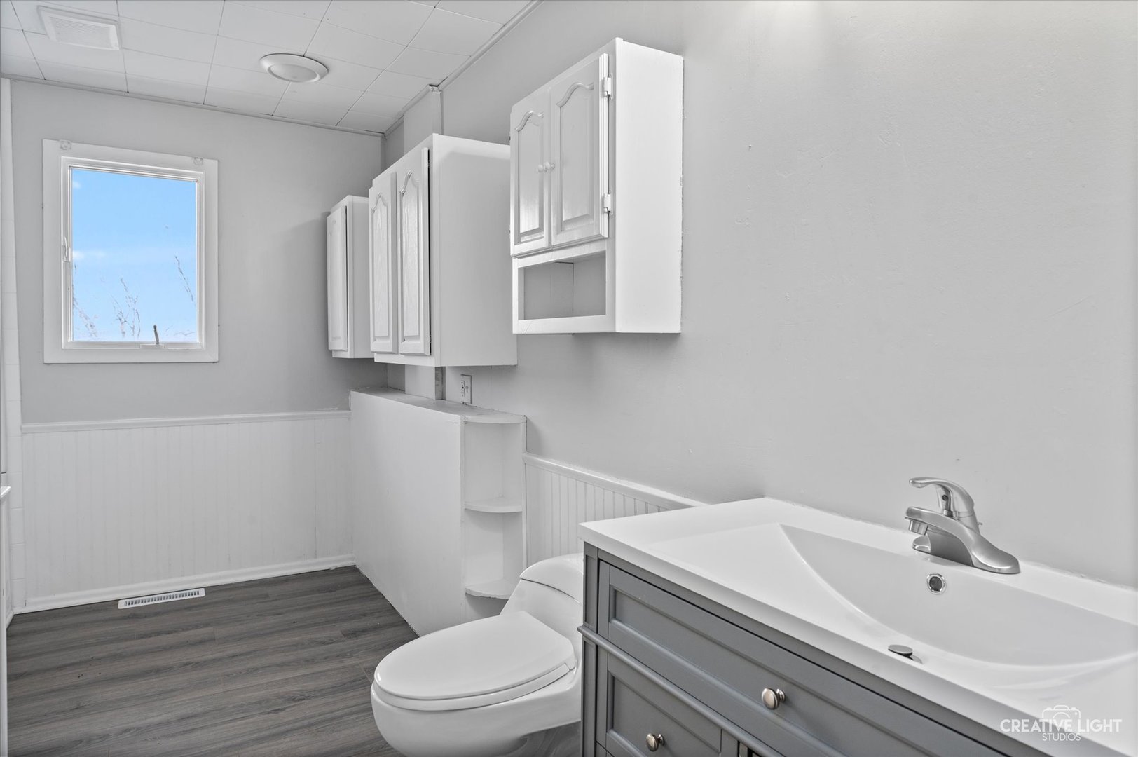 2391 North 24th Road Marseilles, IL 61341 - Photo 15 of 24 a bathroom with a sink a toilet and mirror