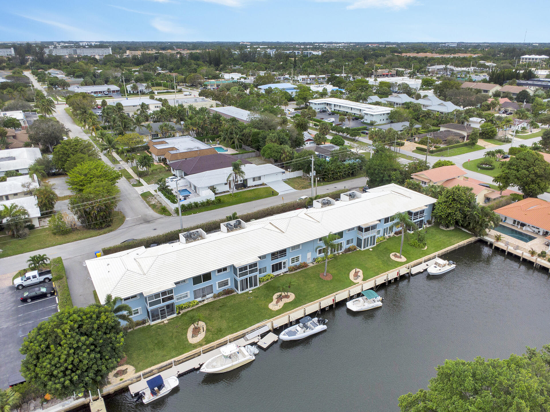 6100 Northeast 7th Avenue, Unit 20 Boca Raton, FL 33487 - Photo 41 of 42 an aerial view of a city with houses