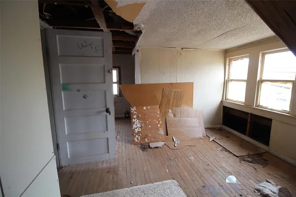 wooden floor in an empty room