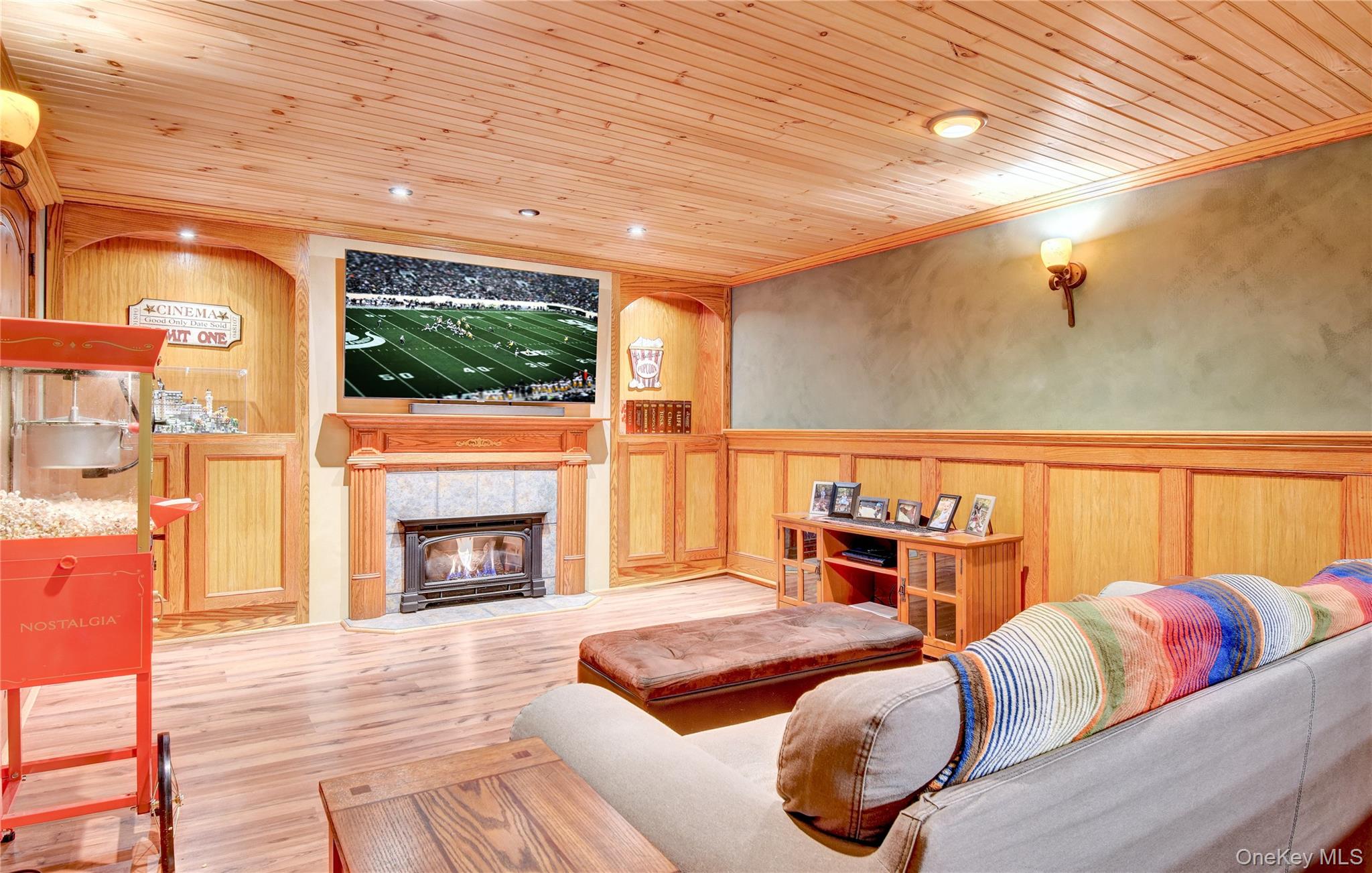 29 Valley View Road Bloomingburg, NY 12721 - Photo 25 of 50 a living room with furniture fireplace and a flat screen tv