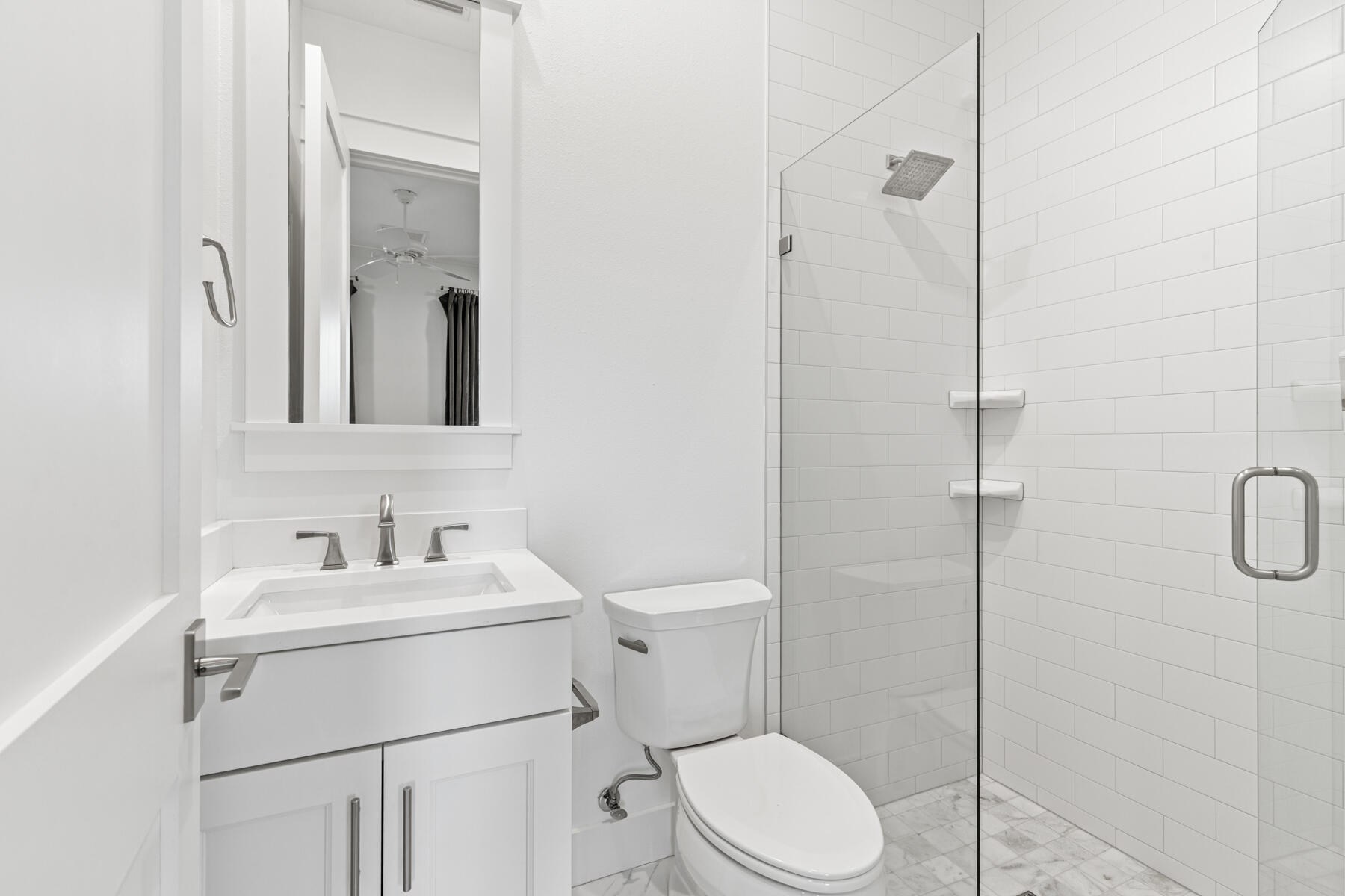 79 Basal St Inlet Beach Inlet Beach, FL 32461 - Photo 15 of 41 a bathroom with a sink toilet and shower