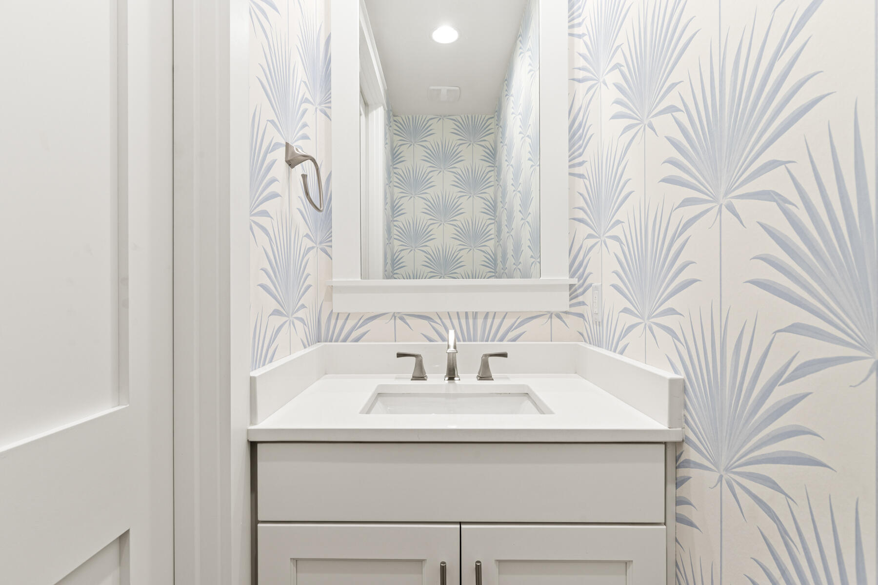 79 Basal St Inlet Beach Inlet Beach, FL 32461 - Photo 16 of 41 a bathroom with a sink and a mirror