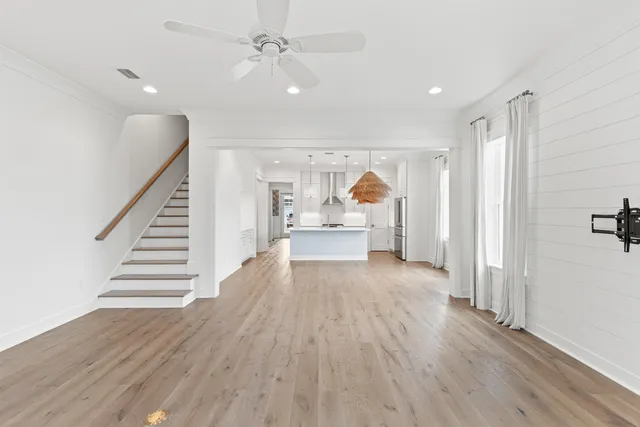 wooden floor in an empty room