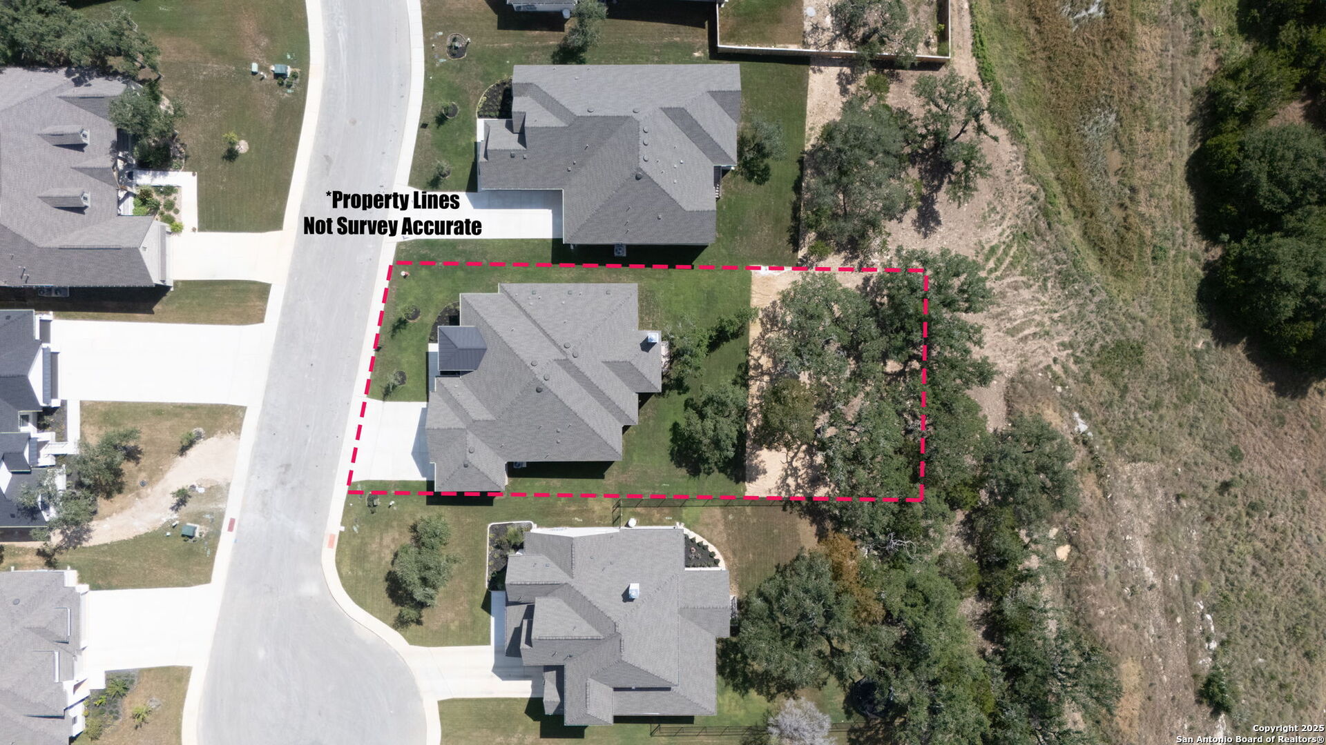 6821 Arbor Falls Fair Oaks Ranch, TX 78015 - Photo 49 of 50 an aerial view of residential houses with outdoor space and street view