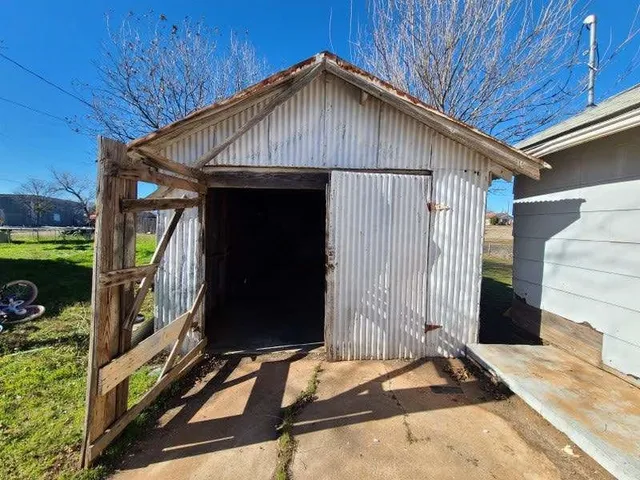 a backyard of a house
