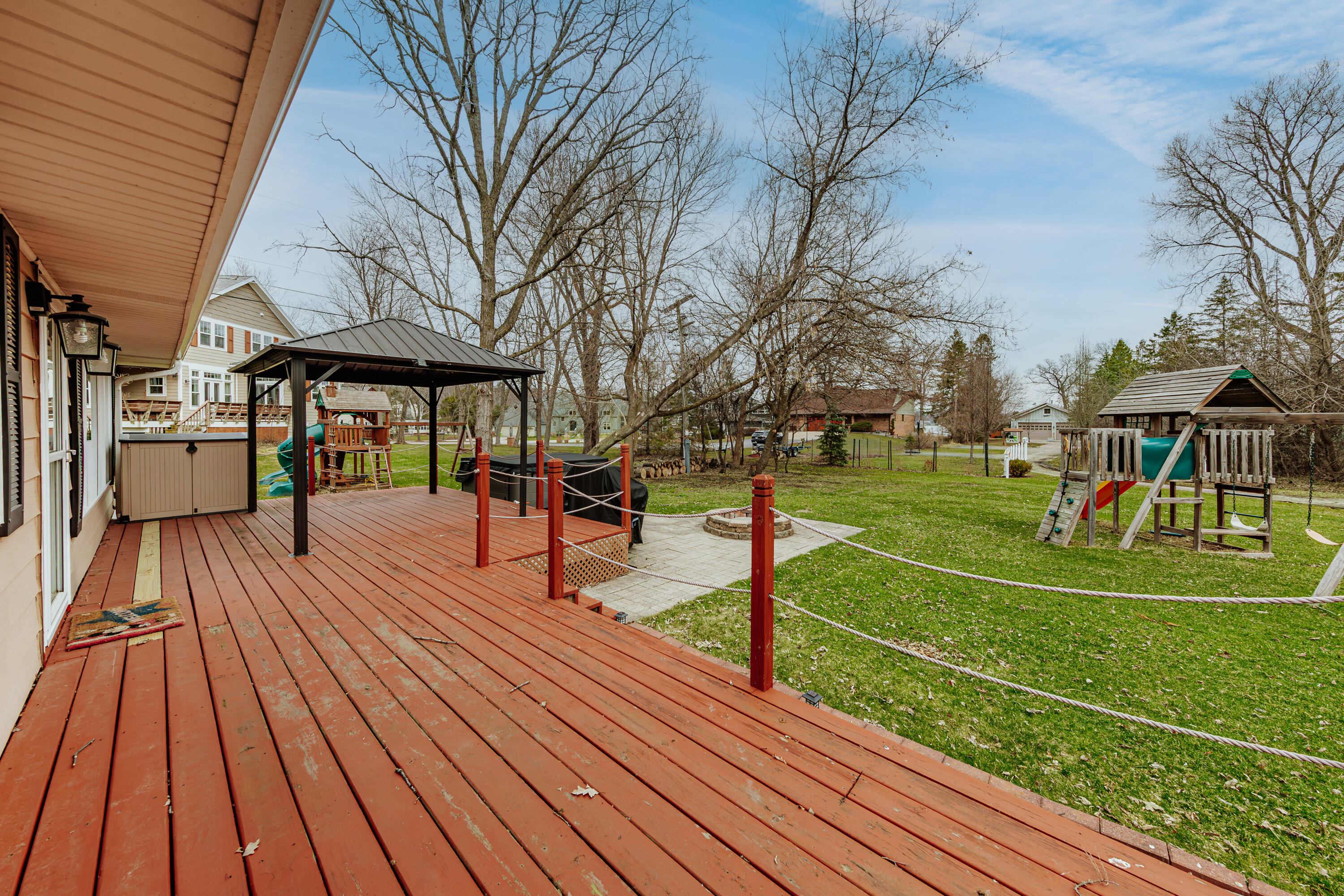 N20W28482 Oakton Road Pewaukee, WI 53072 - Photo 38 of 55 Large deck for entertaining