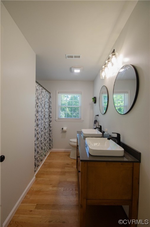 15073 Neck Trail Doswell, VA 23047 - Photo 22 of 50 a bathroom with a sink mirror and a toilet