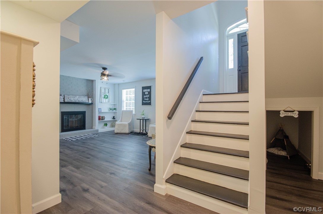 15073 Neck Trail Doswell, VA 23047 - Photo 26 of 50 a view of entryway and hall with wooden floor