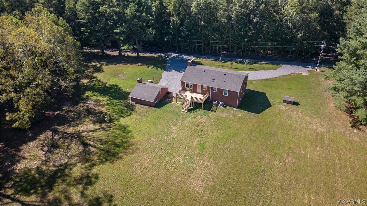 15073 Neck Trail Doswell, VA 23047 - Photo 48 of 50 an aerial view of a house with swimming pool and