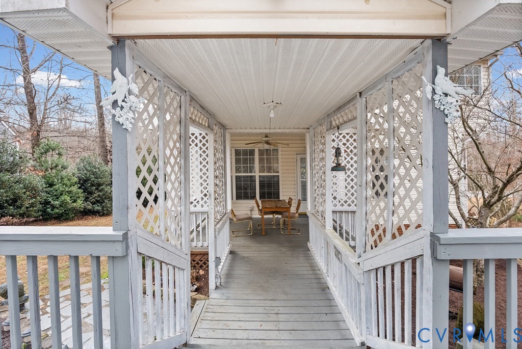 116 Jesse's Way Farmville, VA 23901 - Photo 40 of 47 Covered outdoor walkway featuring lattice panels a