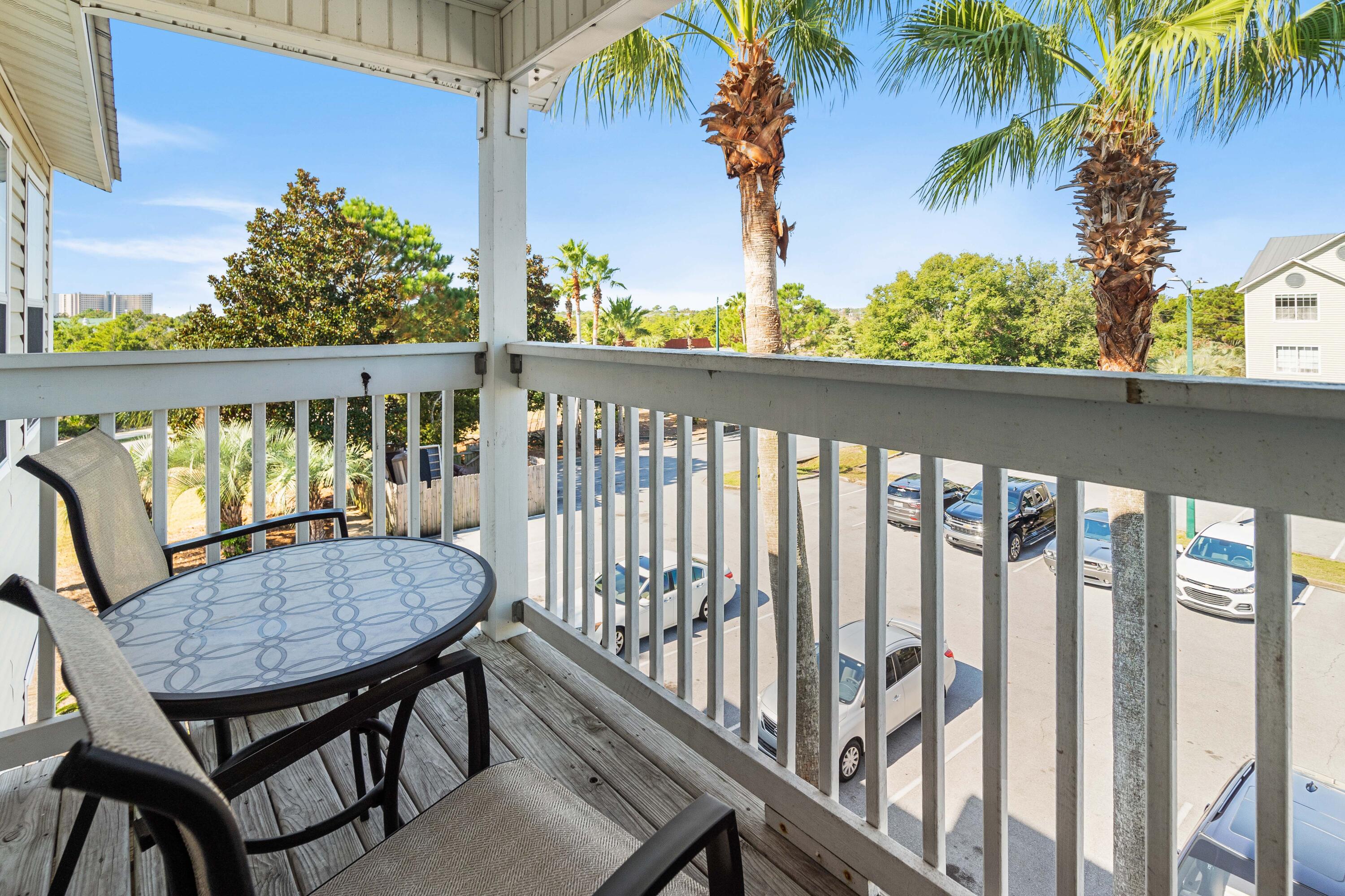 4100 Dancing Cloud Court, Unit 287 Destin, FL 32541 - Photo 17 of 26 a view of a balcony with mountain view