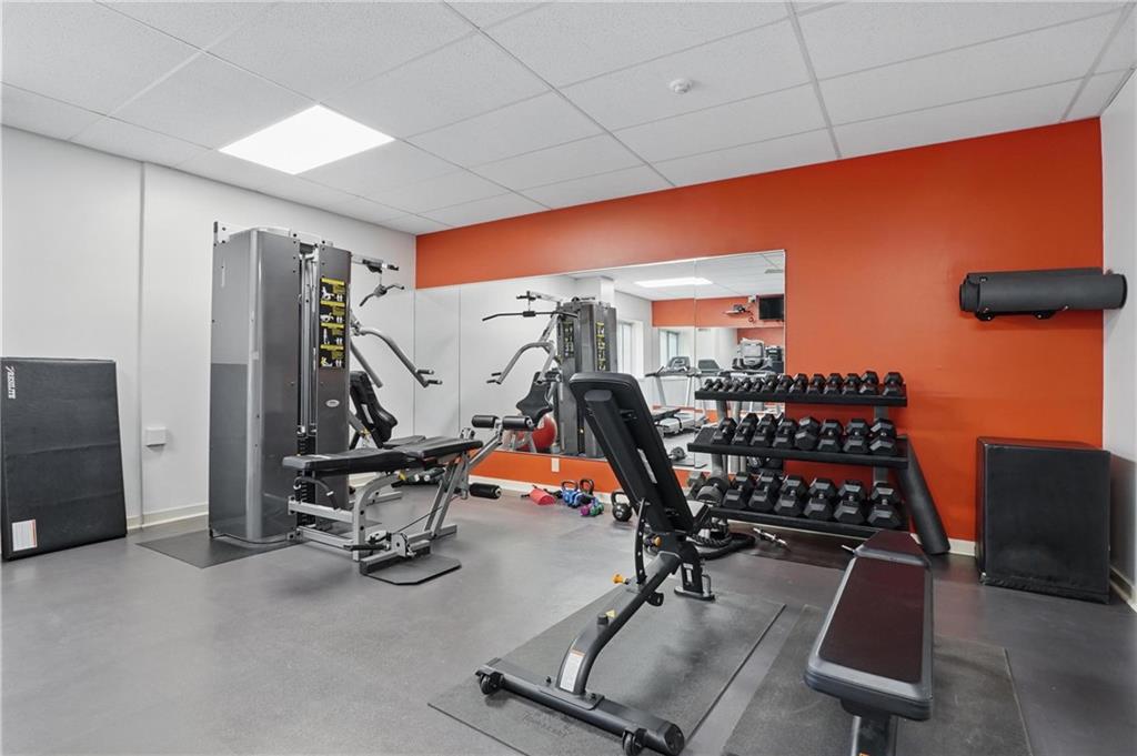 5 Bayard Road, Unit 500 Pittsburgh, PA 15213 - Photo 38 of 45 a view of a room with gym equipment