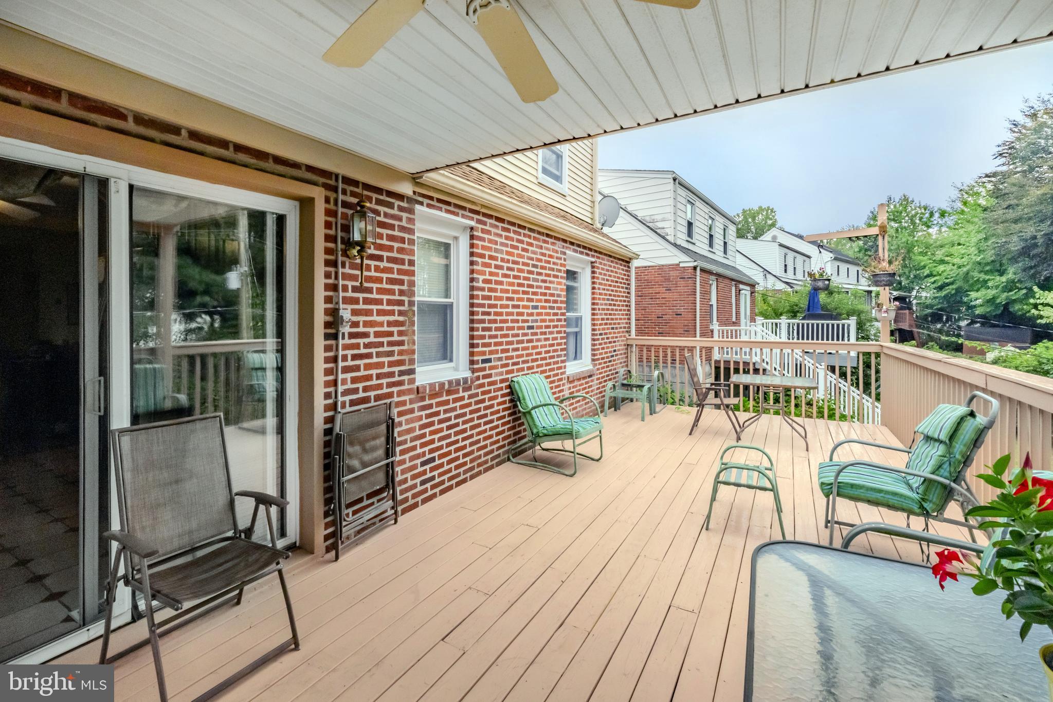 212 Golf Hills Road Havertown, PA 19083 - Photo 32 of 37 a balcony with furniture and potted plants