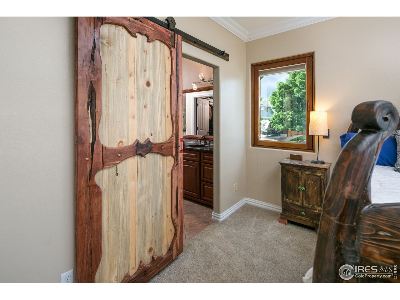4408 Gray Fox Road Fort Collins, CO 80526 - Photo 13 of 39 Custom Red Cedar Barn Door