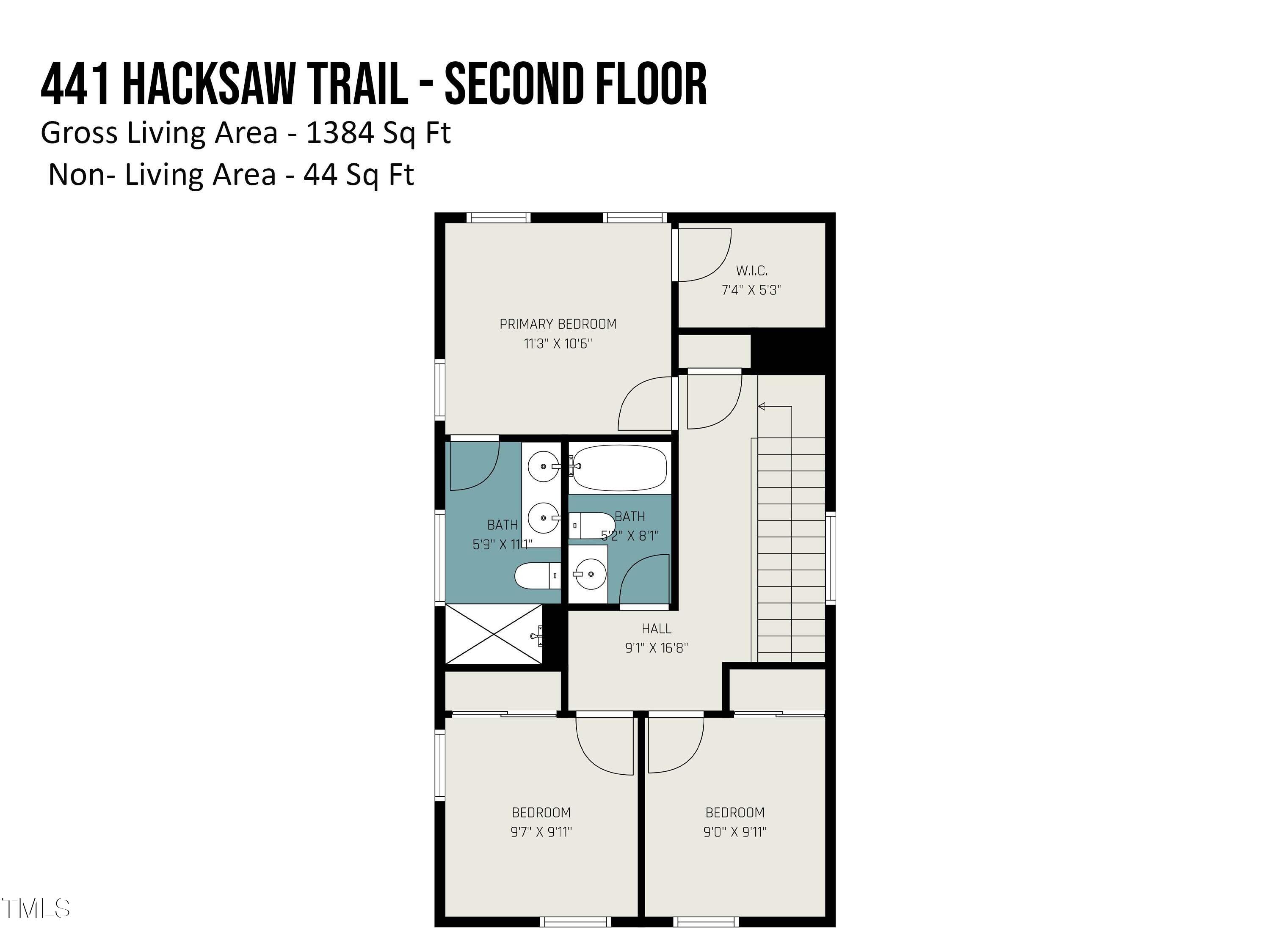 441 Hacksaw Trail Raleigh, NC 27610 - Photo 27 of 29 441_hacksaw_trail_-_second_floor_383