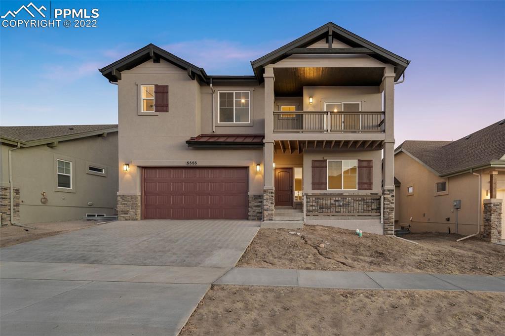 Eastleigh II-Two Story-Craftsman Elevation-3 Car Tandem Garage-Balcony-Loft-Study-Finished Walk Out Basement with 9' Ceilings-Energy Rated-Desirable Highline at Wolf Ranch Community!