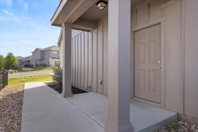 a view of a bathtub in a bathroom with a tub