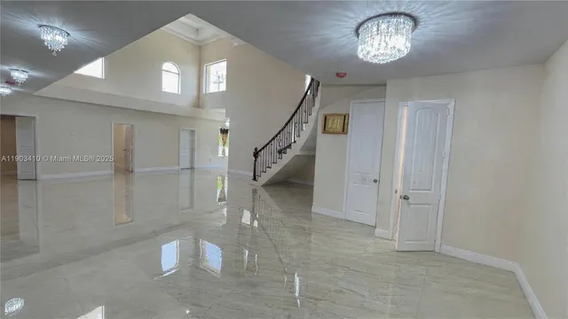 a view of entryway with a front door