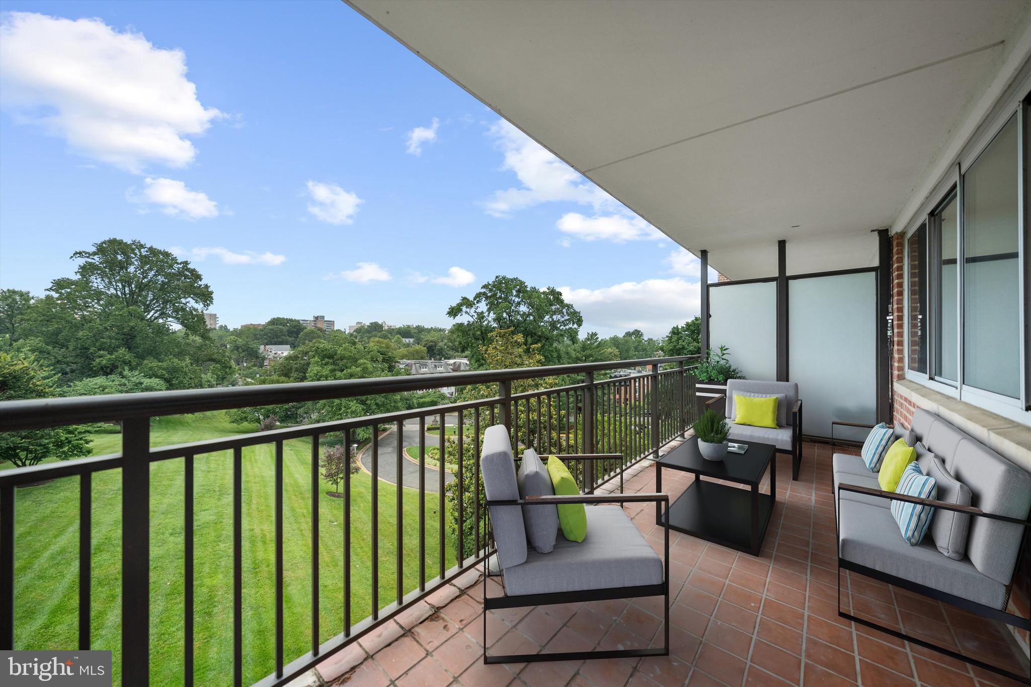 3900 Watson Place Northwest, Unit 3FA Washington, DC 20016 - Photo 3 of 16 Private Balcony