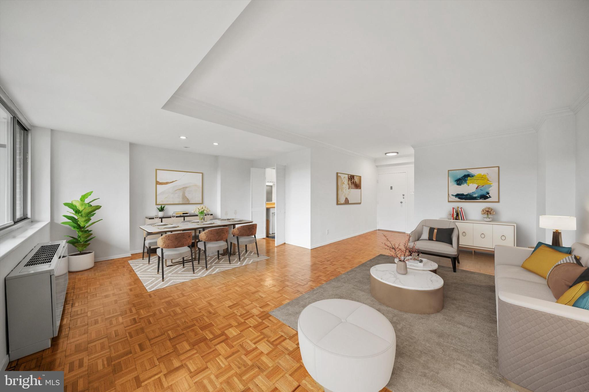 3900 Watson Place Northwest, Unit 3FA Washington, DC 20016 - Photo 4 of 16 Living and Dining Room