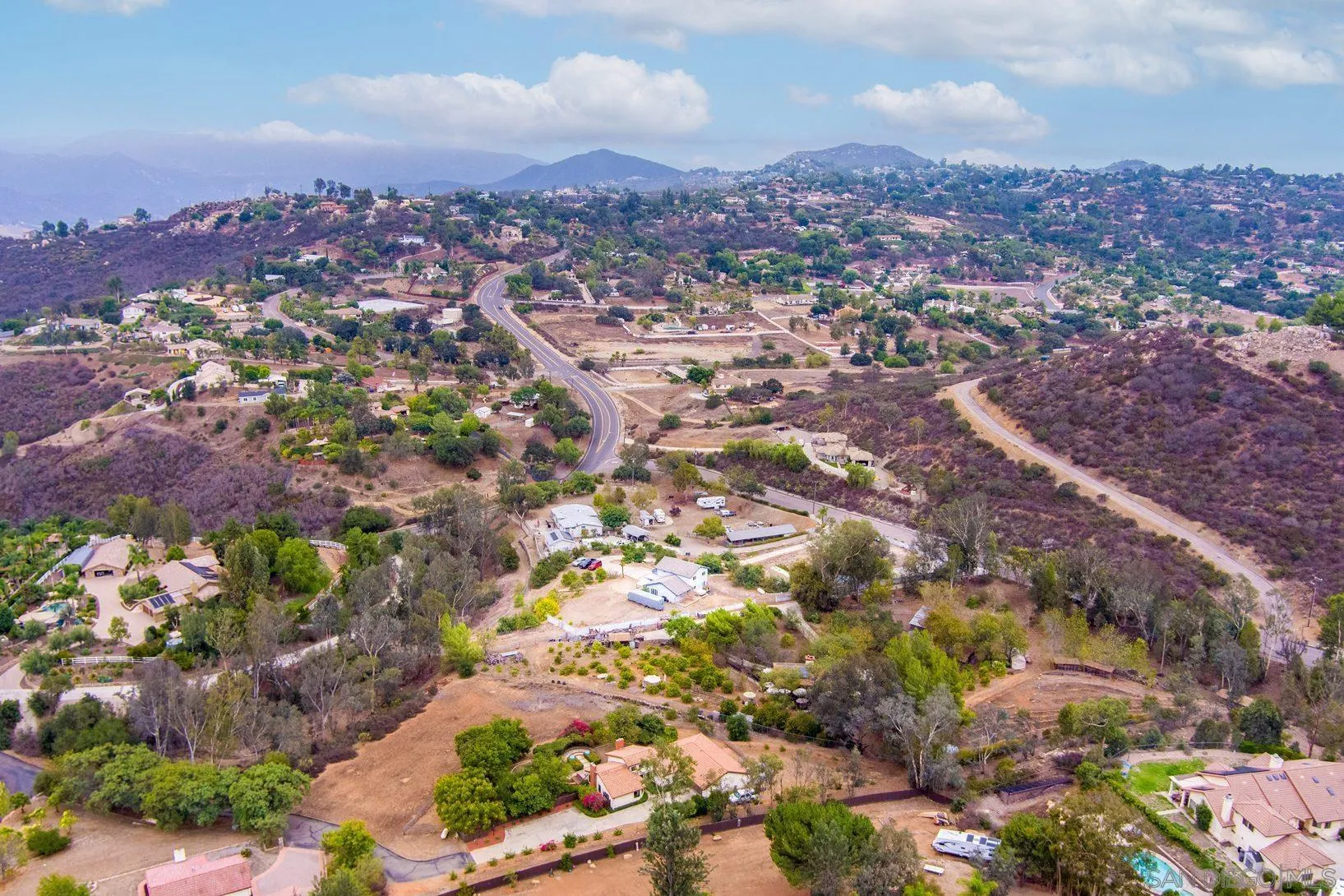 15130 Rios Canyon Road El Cajon, CA 92021 - Photo 49 of 59 an aerial view of residential houses with outdoor space