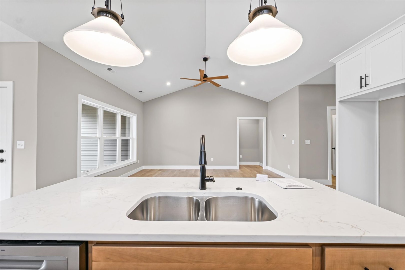 3902 Bay Circle Champaign, IL 61822 - Photo 11 of 29 a kitchen with a sink and a mirror