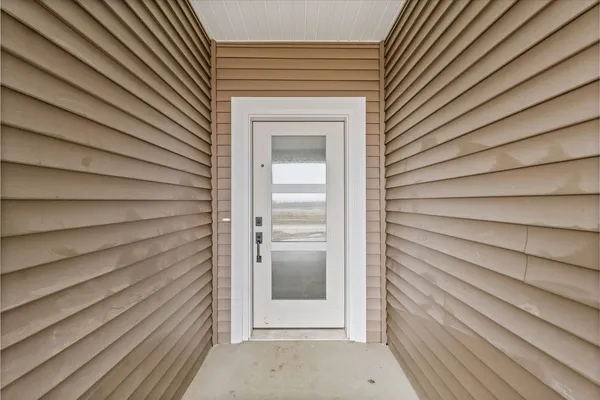 a view of front door of a house