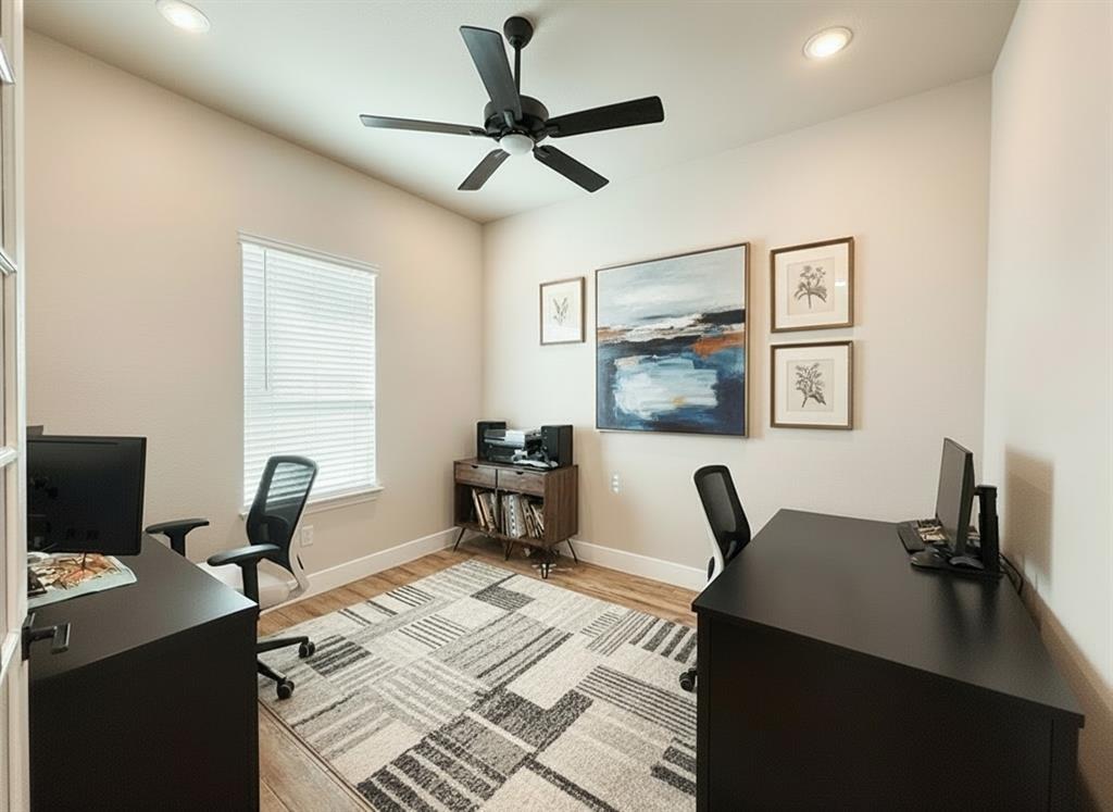 12116 Magma Court Krum, TX 76249 - Photo 4 of 30 a view of a workspace with furniture