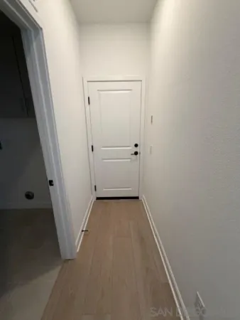 a view of front door