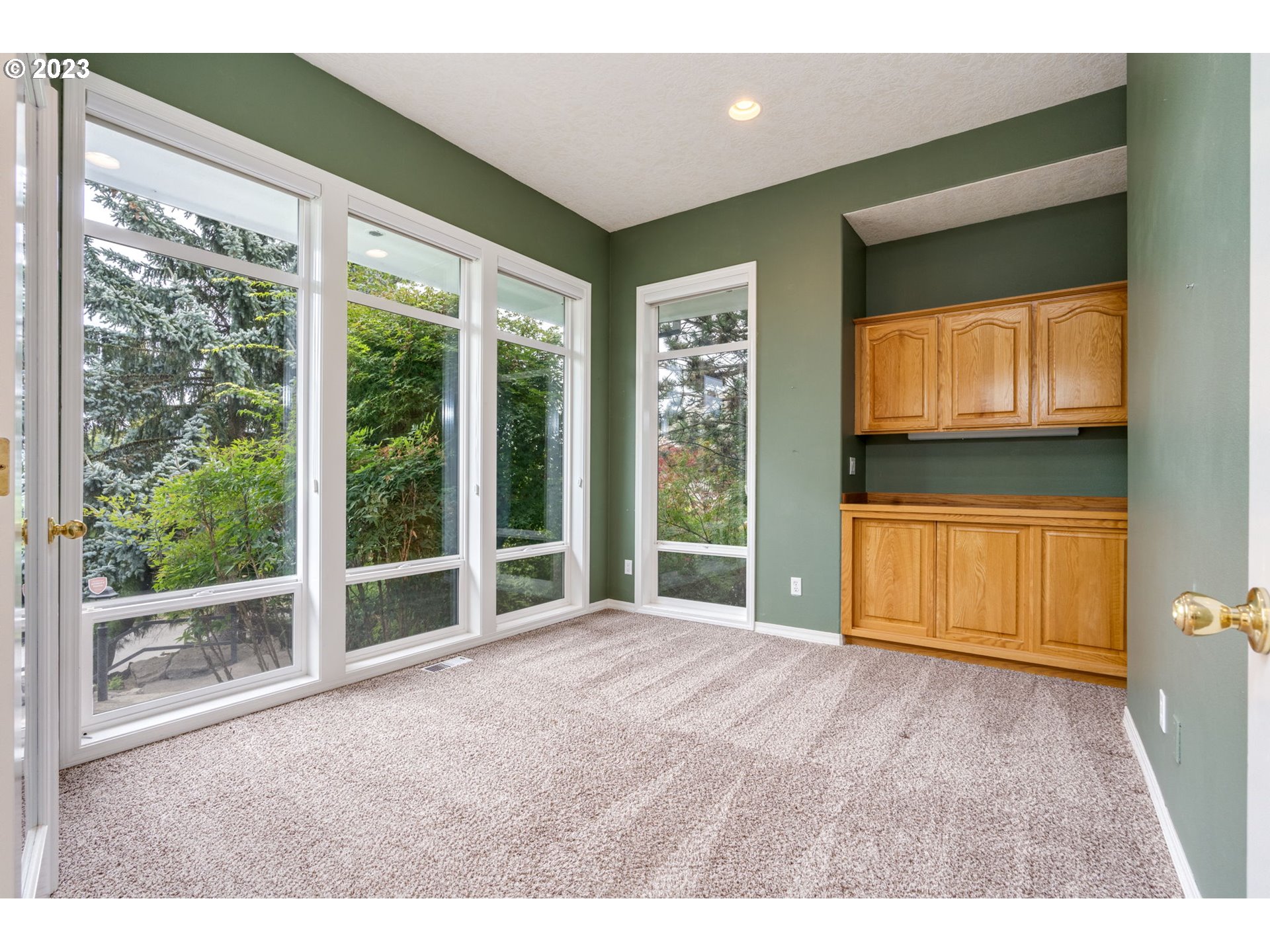 2842 Southeast Morlan Place Gresham, OR 97080 - Photo 16 of 46 a bedroom with furniture and large window